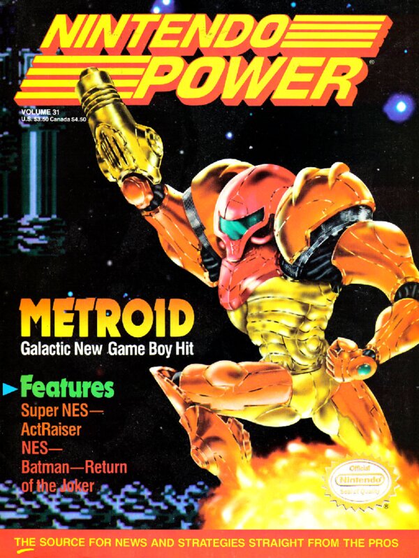 Nintendo Power Issue 031 (December 1991) cover